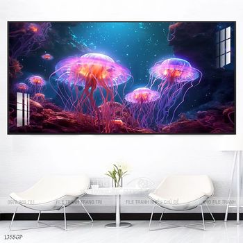 Tranh nghệ thuật phi hành gia treo tường