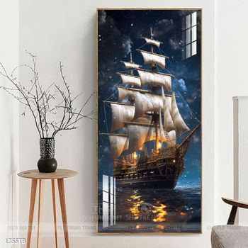 Tranh thuận buồm xuôi gió đẹp ấn tượng