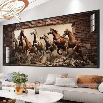 Tranh ngựa treo tường