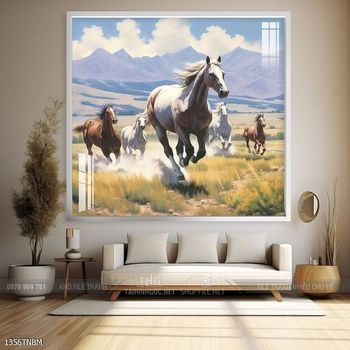 Tranh ngựa đẹp ấn tượng