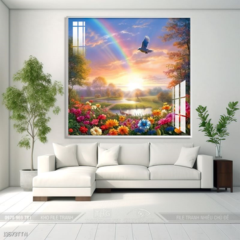 Tranh phong thủy treo trang trí phòng khách