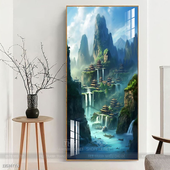 Tranh treo phòng khách theo phong thủy