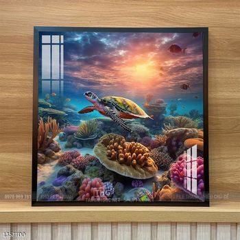 Tranh cá heo đẹp