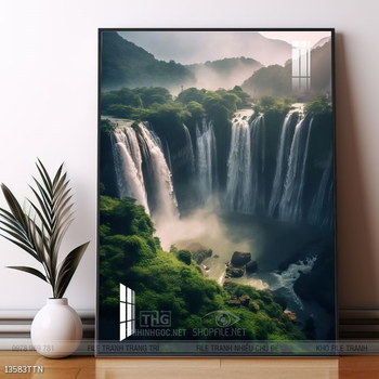 Tranh phong thủy sơn thủy hữu tình