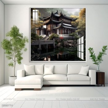 Tranh phong thủy treo trang trí phòng khách