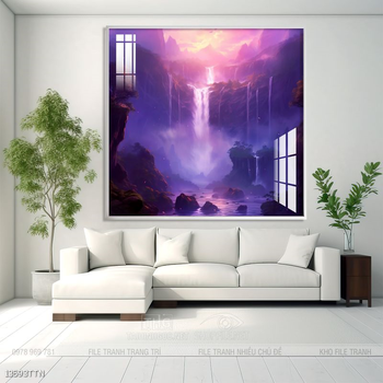 Tranh phong thủy sơn thủy đẹp