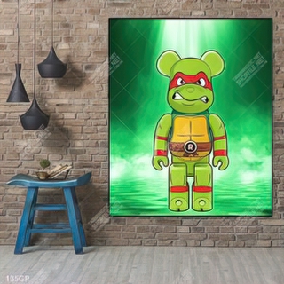 Tranh file gốc gấu bearbrick đẹp ấn tượng