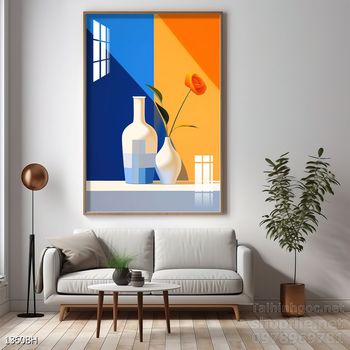 Tranh bình hoa 3D tuyệt đẹp