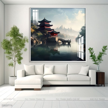 Tranh treo phòng khách theo phong thủy