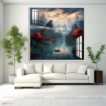 Tranh phong thủy nghệ thuật decor