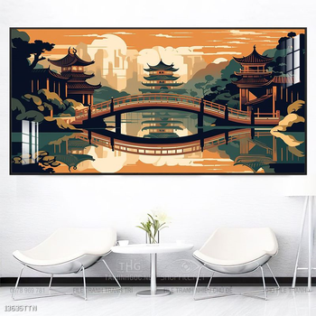 Tranh treo phòng khách theo phong thủy