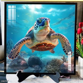 Tranh cá heo decor trang trí tường nhà