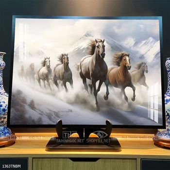 Tranh ngựa bát mã truy phong