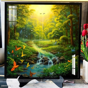 Tranh phong thủy sơn thủy hữu tình