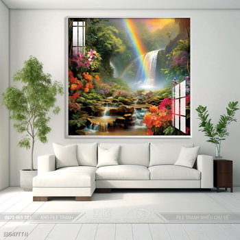 Tranh phong thủy treo trang trí phòng khách