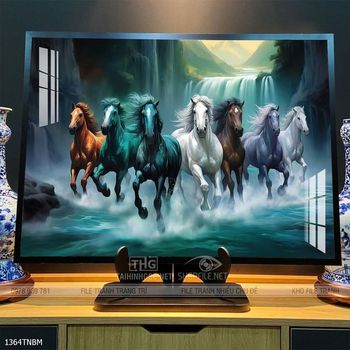 Tranh ngựa treo tường