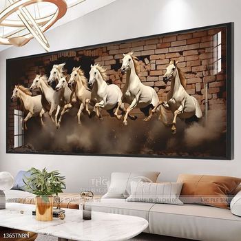 Tranh ngựa đẹp ấn tượng