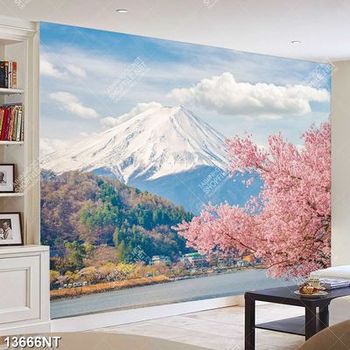 Tranh sứ sở hoa anh đào 13666NT