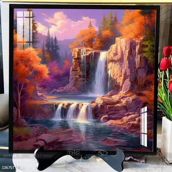 Tranh phong thủy nước non tuyệt đẹp