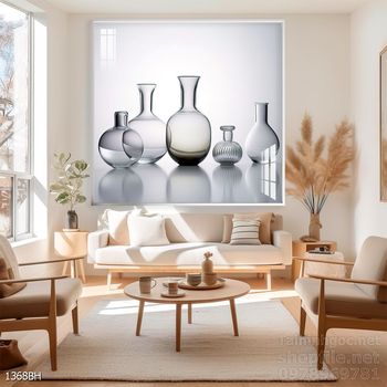 Mẫu tranh bình hoa trang trí tường đẹp tinh tế