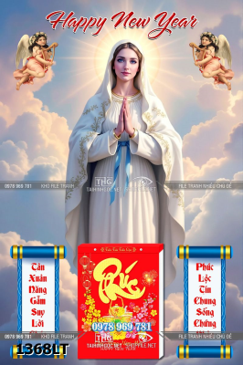 File lịch tết công giáo thiên chúa đức mẹ maria tôn kính 1368LT