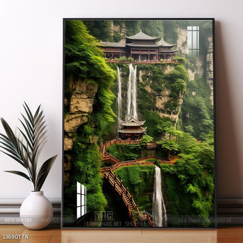 Tranh phong thủy treo trang trí phòng khách