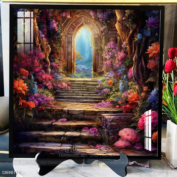 Tranh phong thủy phong cảnh thác nước thiên nhiên