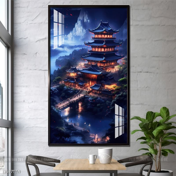 Tranh phong thủy sơn thủy đẹp