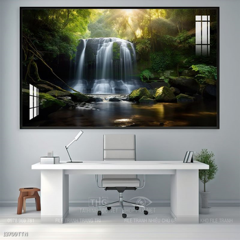 Tranh phong thủy sơn thủy hữu tình