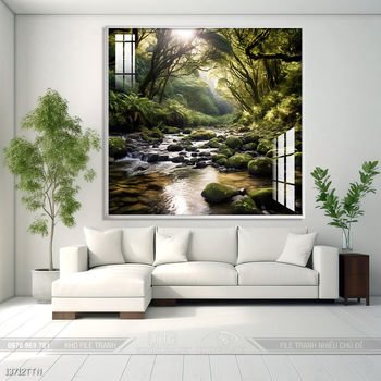 Tranh phong thủy treo trang trí phòng khách