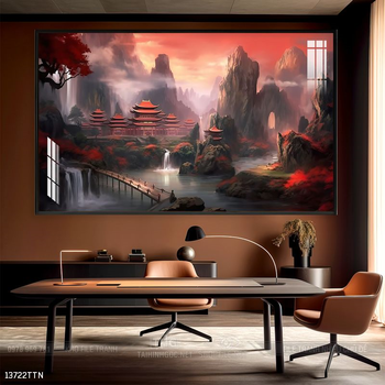 Tranh phong thủy sơn thủy hữu tình