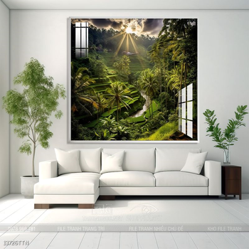 Tranh treo phòng khách theo phong thủy