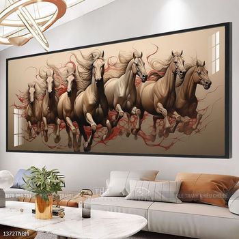 Tranh ngựa bát mã truy phong