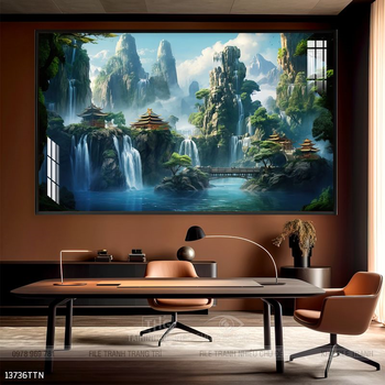 Tranh phong thủy sơn thủy đẹp