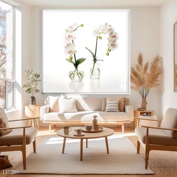 Tranh bình hoa đẹp decor trang trí tường