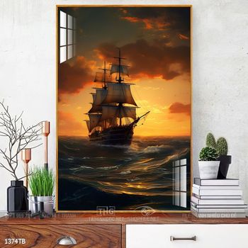 Tranh thuận buồm xuôi gió treo tường đẹp
