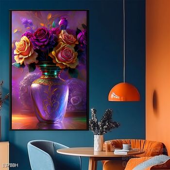 File tranh bình hoa nghệ thuật mẫu mới nhất