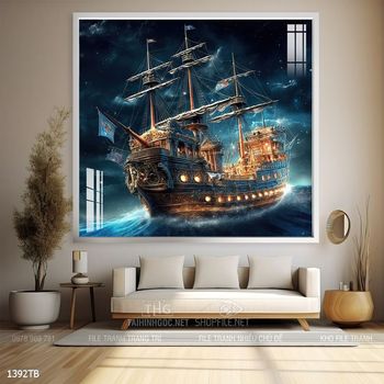 Tranh phong thủy thuận buồm xuôi gió tài lộc đẹp