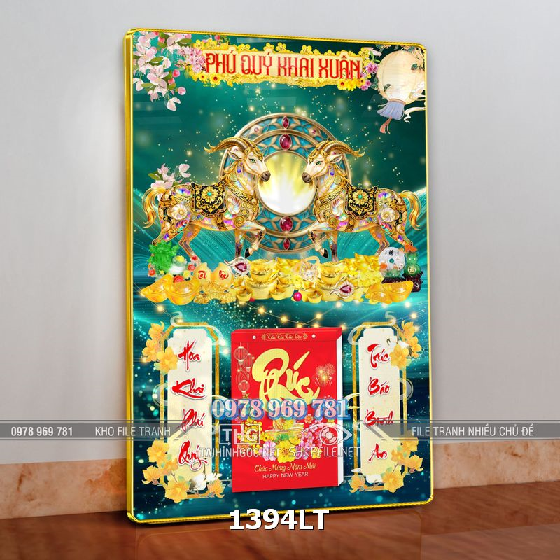 File lịch Tết con Dê Đinh Mùi 2027 1394LT