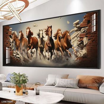 Tranh ngựa đẹp ấn tượng