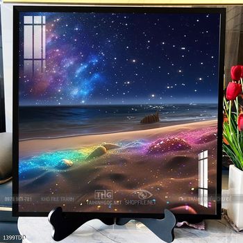 Tranh treo tường cá heo đại dương