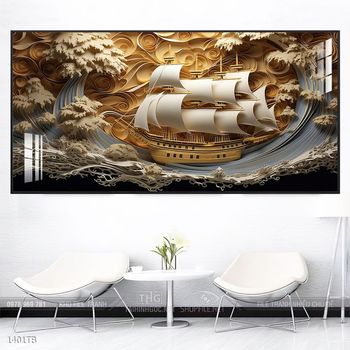 Tranh thuận buồm xuôi gió đẹp