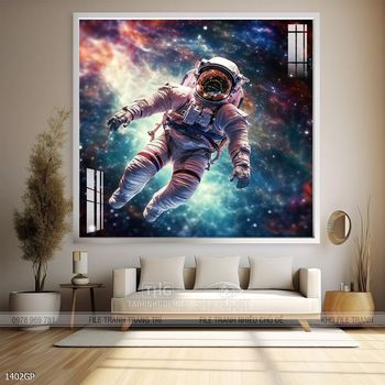 Tranh phi hành gia đẹp