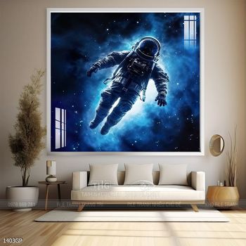 Tranh phi hành gia treo tường