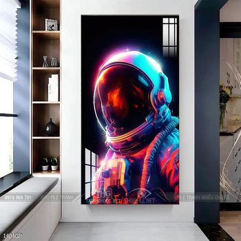 Tranh nghệ thuật phi hành gia treo tường