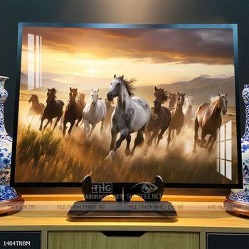 Tranh ngựa treo tường