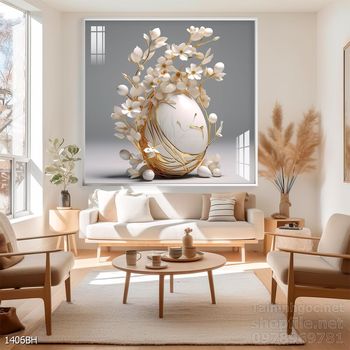 Mẫu tranh bình hoa nghệ thuật decor tường