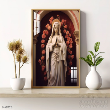 File tranh công giáo decor trang trí tường phòng thờ