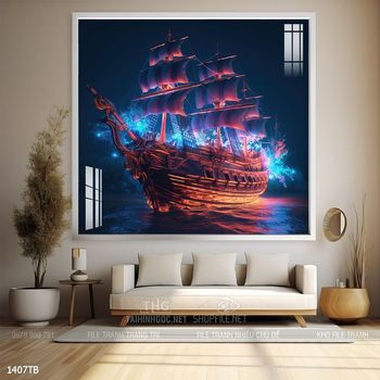 Tranh thuận buồm xuôi gió treo tường đẹp