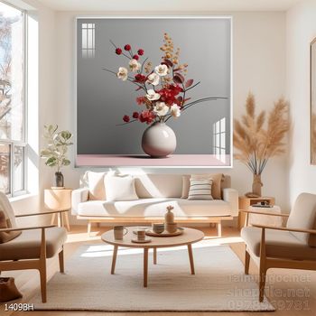 Tranh bình hoa 3D tuyệt đẹp